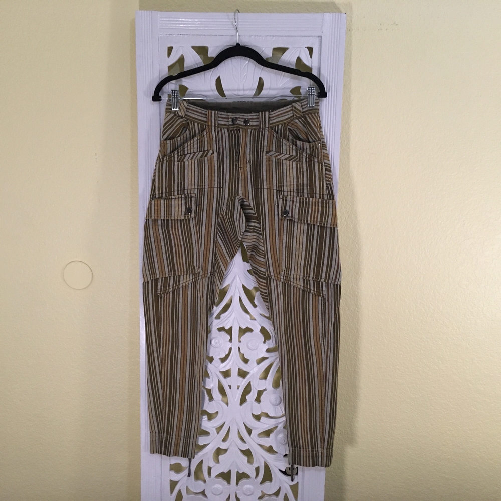 Free People Brown Tan Skinny Pants Size 0